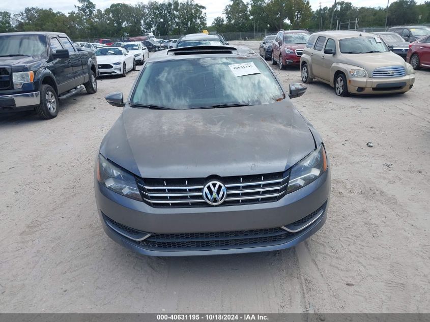 2012 Volkswagen Passat 2.5L Se VIN: 1VWBH7A39CC028026 Lot: 40631195