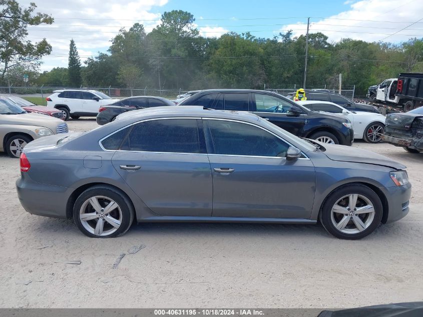 2012 Volkswagen Passat 2.5L Se VIN: 1VWBH7A39CC028026 Lot: 40631195