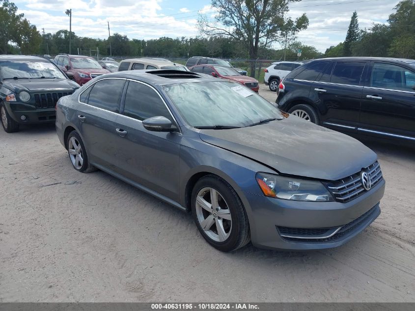 2012 Volkswagen Passat 2.5L Se VIN: 1VWBH7A39CC028026 Lot: 40631195