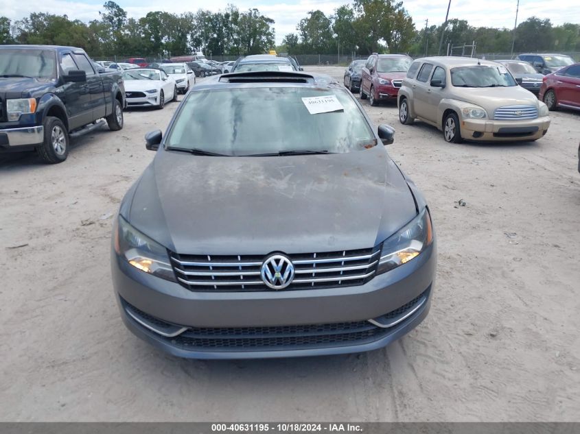 2012 Volkswagen Passat 2.5L Se VIN: 1VWBH7A39CC028026 Lot: 40631195