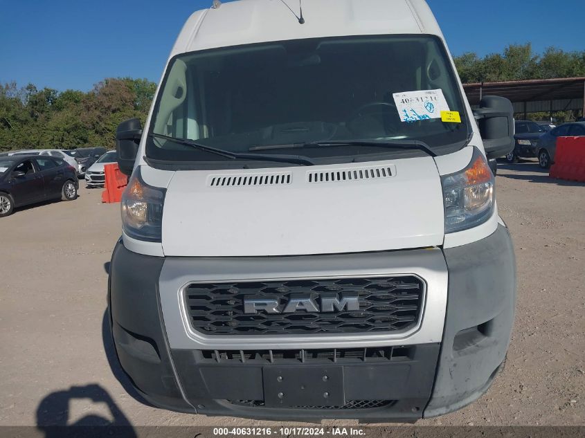 2021 Ram Promaster 2500 High Roof 159 Wb VIN: 3C6LRVDG7ME540621 Lot: 40631216