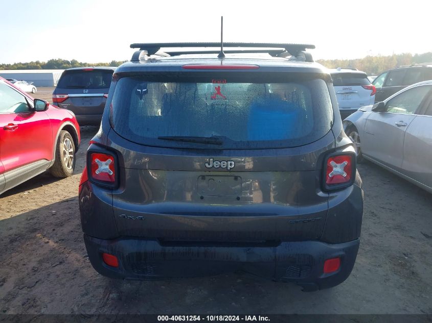 2016 Jeep Renegade Sport VIN: ZACCJBAT3GPD83340 Lot: 40631254