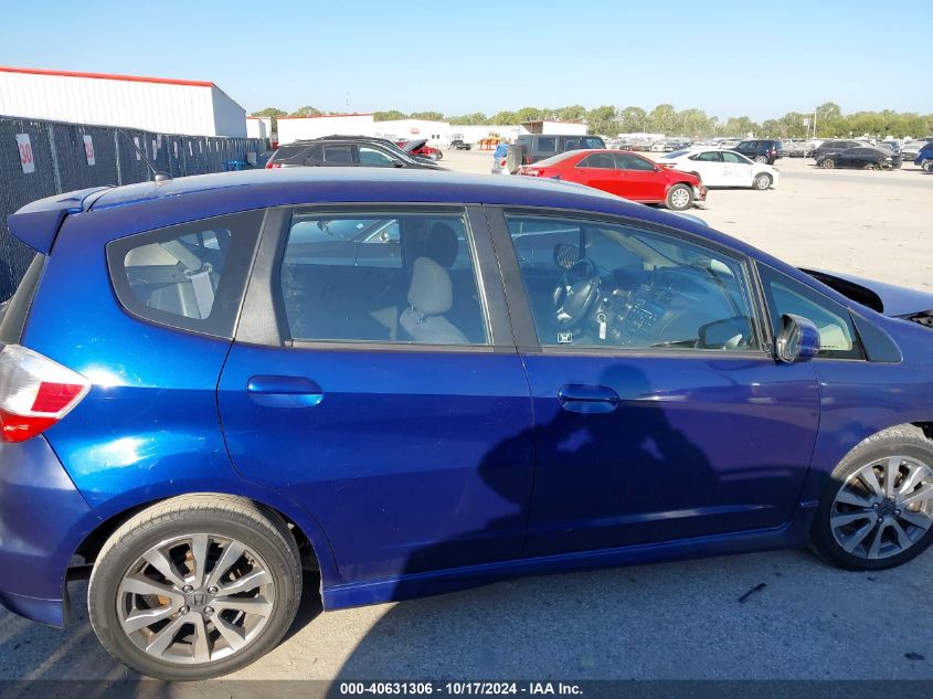 2013 Honda Fit Sport VIN: JHMGE8H55DC014512 Lot: 40631306