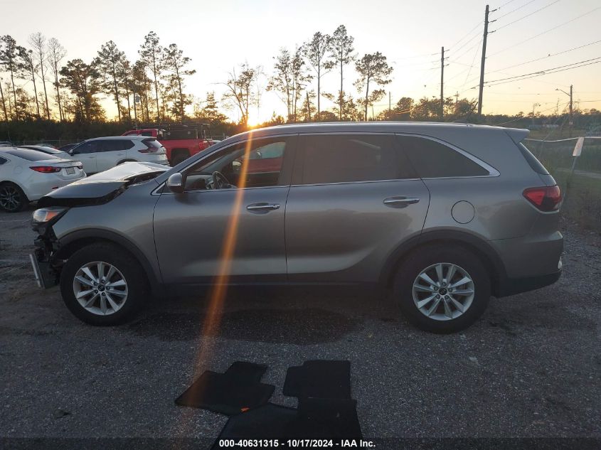 2019 Kia Sorento 3.3L Lx VIN: 5XYPG4A51KG488920 Lot: 40631315