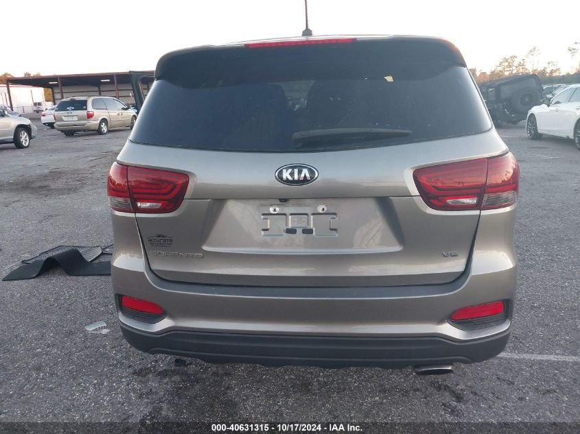 2019 Kia Sorento 3.3L Lx VIN: 5XYPG4A51KG488920 Lot: 40631315