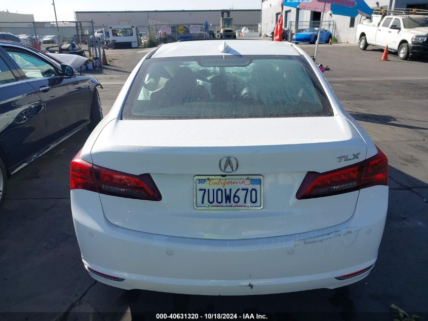 2016 Acura Tlx Advance VIN: 19UUB2F76GA011053 Lot: 40631320