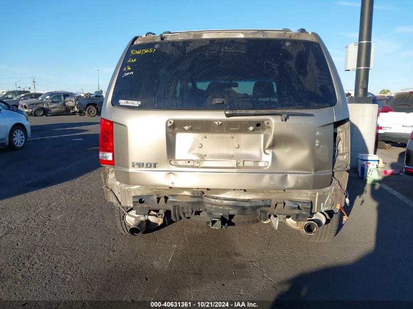 2011 Honda Pilot Ex-L VIN: 5FNYF3H57BB001220 Lot: 40631361