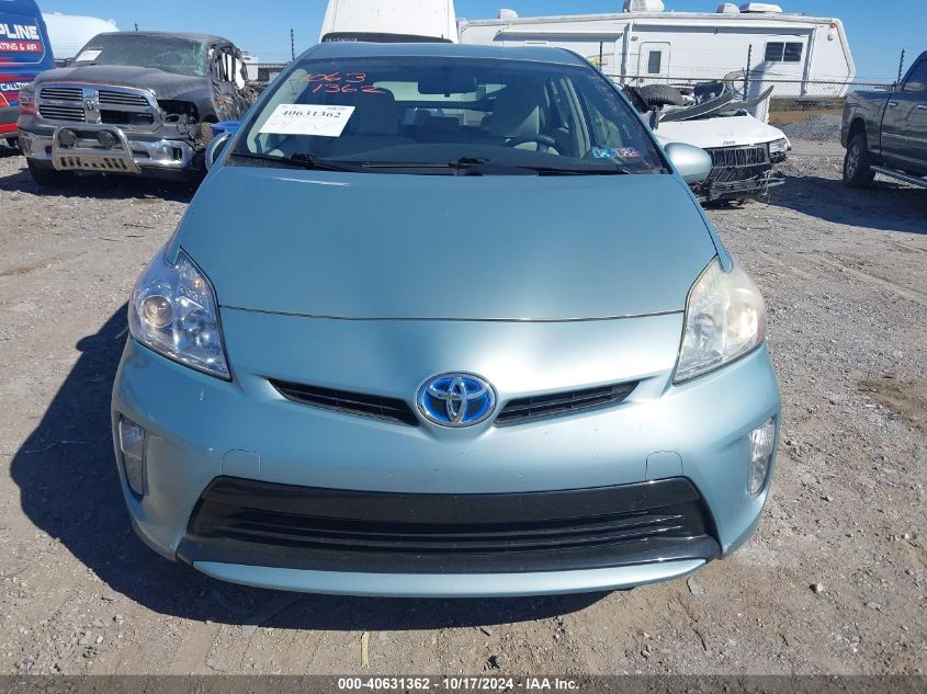 2014 Toyota Prius Two VIN: JTDKN3DUXE1765839 Lot: 40631362