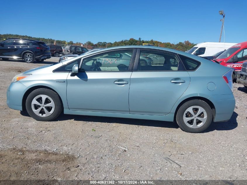 2014 Toyota Prius Two VIN: JTDKN3DUXE1765839 Lot: 40631362