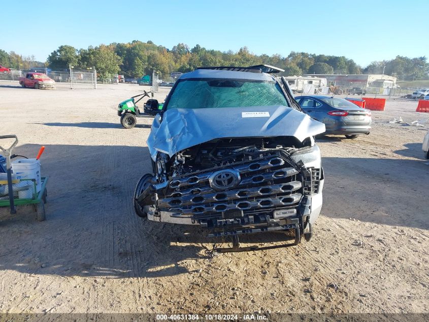 2023 Toyota Tundra Platinum VIN: 5TFNA5DB2PX124171 Lot: 40631384