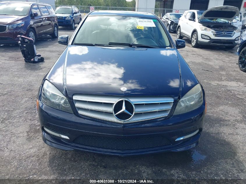 2011 Mercedes-Benz C 300 300 4Matic VIN: WDDGF8BB9BR145651 Lot: 40631388