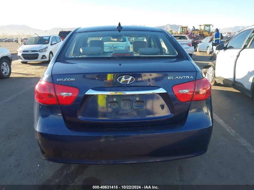 2010 Hyundai Elantra Gls VIN: KMHDU4AD3AU150124 Lot: 40631415