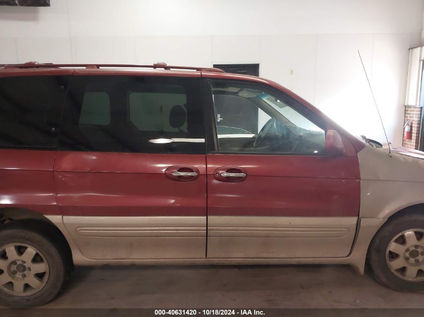 2002 Kia Sedona Ex/Lx VIN: KNDUP131526294339 Lot: 40631420