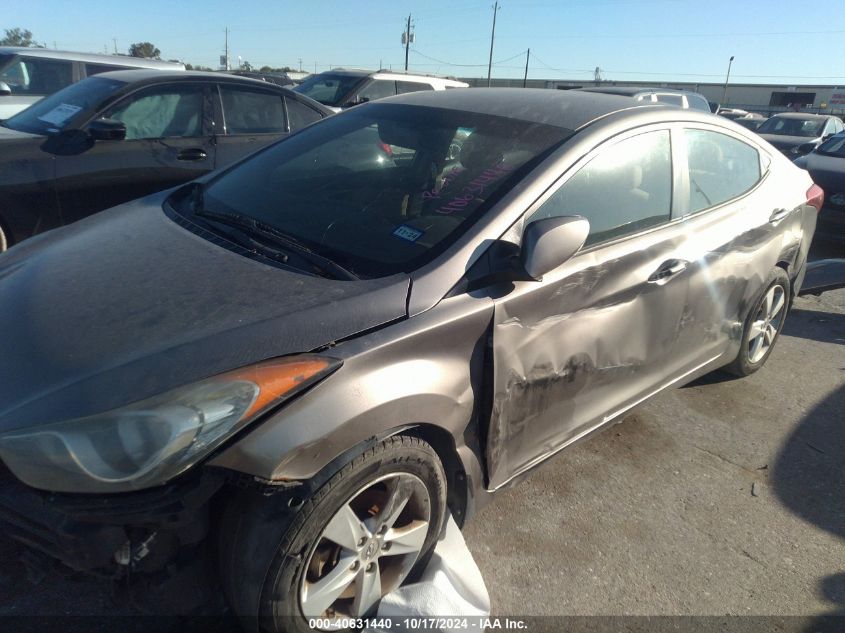 2013 Hyundai Elantra Gls VIN: 5NPDH4AE1DH201247 Lot: 40631440