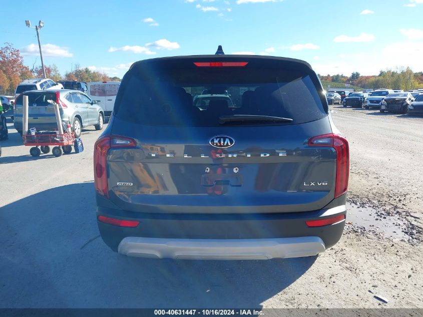 2020 Kia Telluride Lx VIN: 5XYP2DHC2LG071102 Lot: 40631447