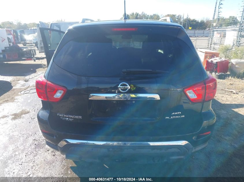 2018 Nissan Pathfinder Platinum VIN: 5N1DR2MM0JC611108 Lot: 40631477