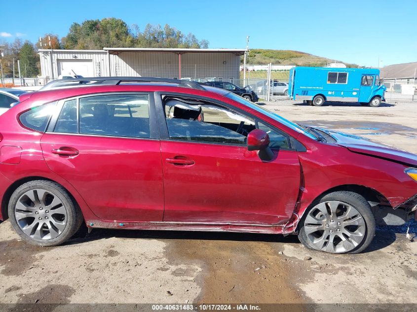 2013 SUBARU IMPREZA 2.0I SPORT PREMIUM - JF1GPAL66D2801953