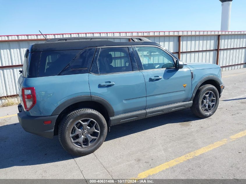 2021 Ford Bronco Sport Badlands VIN: 3FMCR9D93MRA88012 Lot: 40631486