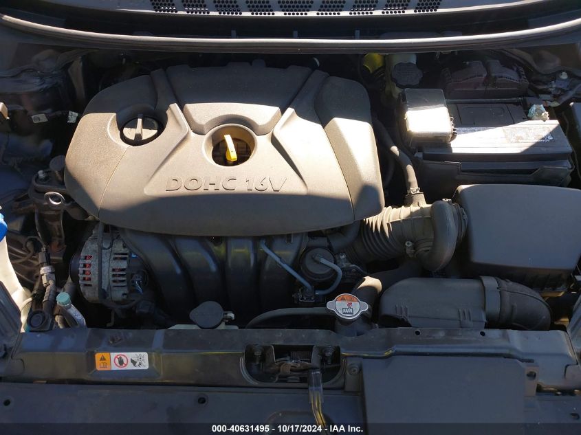 2016 HYUNDAI ELANTRA VIN: 5NPDH4AE4GH747237
