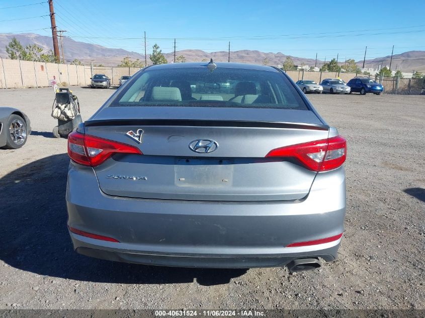 2016 Hyundai Sonata Se VIN: 5NPE24AF1GH302596 Lot: 40631524