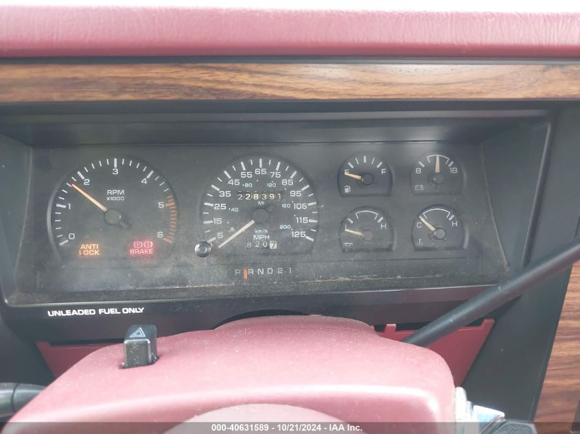 1991 Dodge Dakota VIN: 1B7FL23X1MS371586 Lot: 40631589