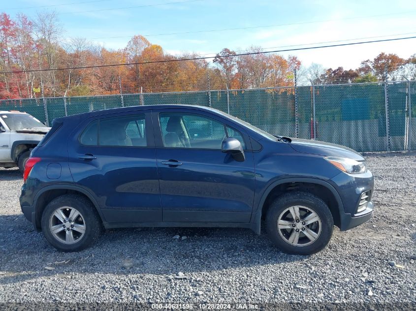 2018 Chevrolet Trax Ls VIN: 3GNCJNSB5JL348555 Lot: 40631598