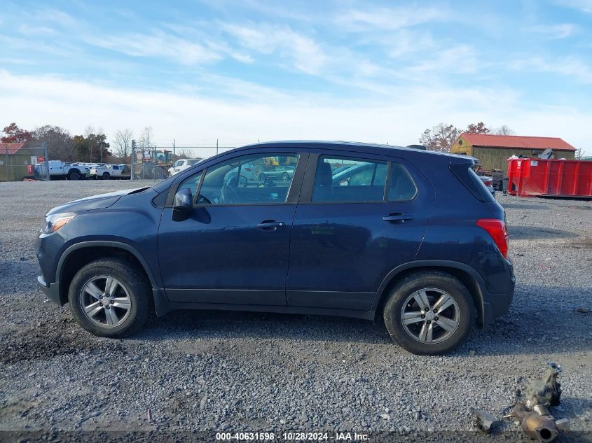 2018 Chevrolet Trax Ls VIN: 3GNCJNSB5JL348555 Lot: 40631598