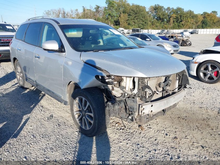 2013 Nissan Pathfinder Sl VIN: 5N1AR2MN8DC652764 Lot: 40631606