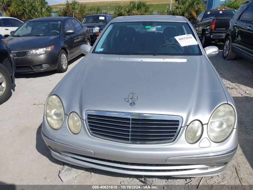 2003 Mercedes-Benz E 500 VIN: WDBUF70J63A080290 Lot: 40631610