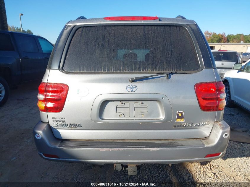 2003 Toyota Sequoia Sr5 VIN: 5TDBT44A73S152238 Lot: 40631616