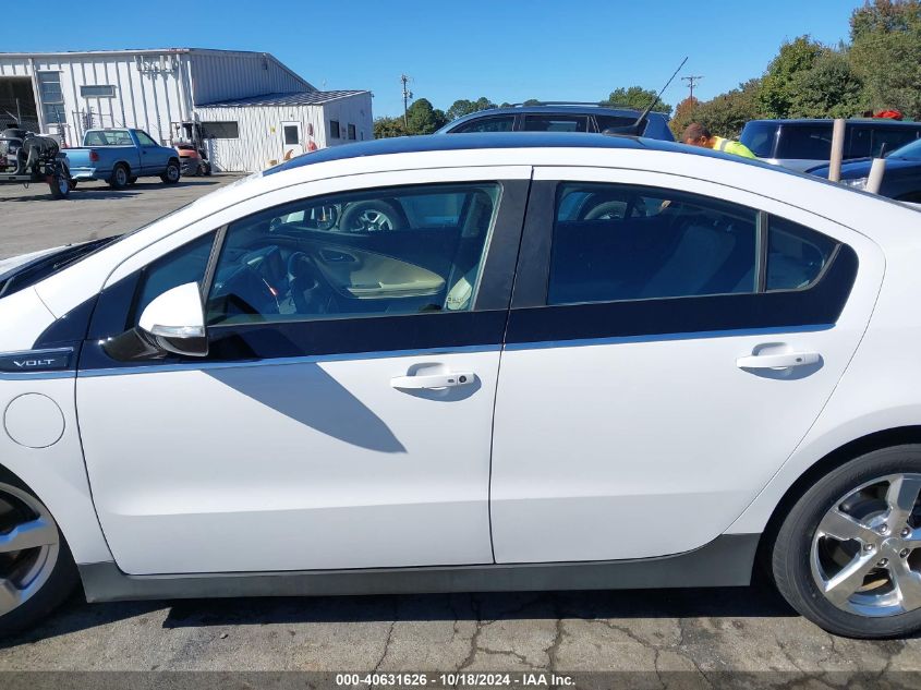 2012 Chevrolet Volt VIN: 1G1RB6E41CU114451 Lot: 40631626