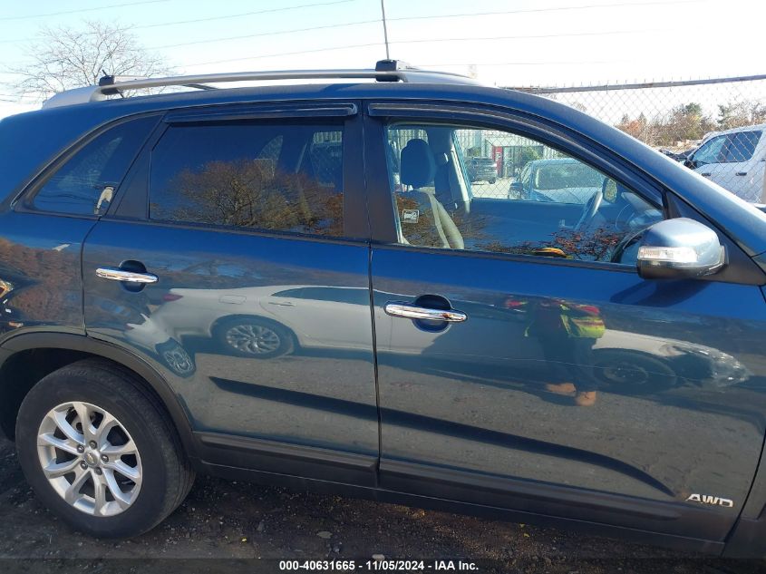 2015 Kia Sorento Lx V6 VIN: 5XYKTDA71FG599433 Lot: 40631665