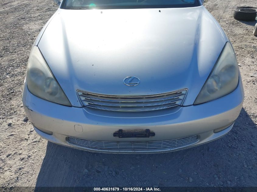 2003 Lexus Es 300 VIN: JTHBF30G830146445 Lot: 40631679