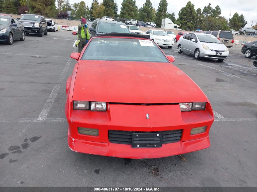 1991 Chevrolet Camaro Rs VIN: 1G1FP33E3ML142130 Lot: 40631707