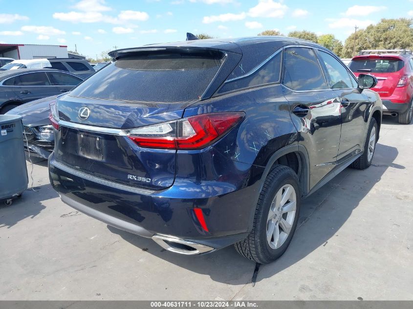 VIN 2T2BZMCA8GC015142 2016 Lexus RX, 350 no.4