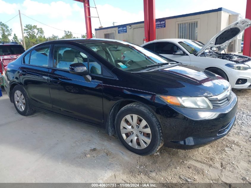 2012 Honda Civic Lx VIN: 19XFB2E55CE002276 Lot: 40631753