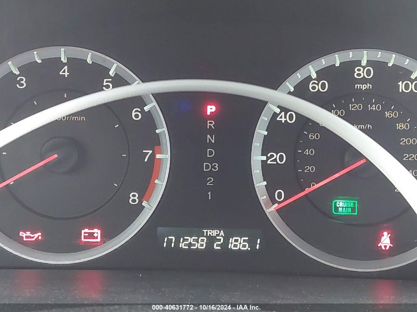 2009 Honda Accord 2.4 Lx VIN: 1HGCP26359A196242 Lot: 40631772