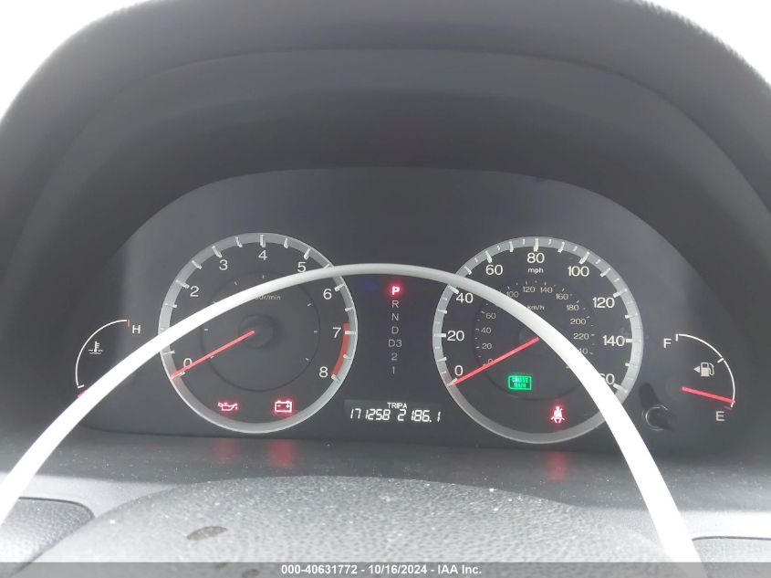 2009 Honda Accord 2.4 Lx VIN: 1HGCP26359A196242 Lot: 40631772