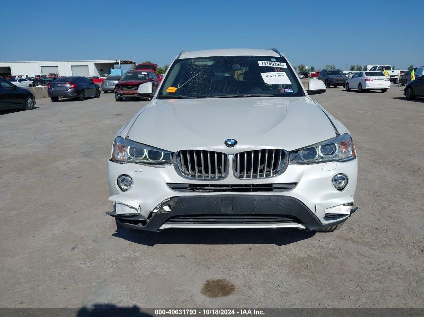 2017 BMW X3 xDrive28I VIN: 5UXWX9C50H0T09060 Lot: 40631793