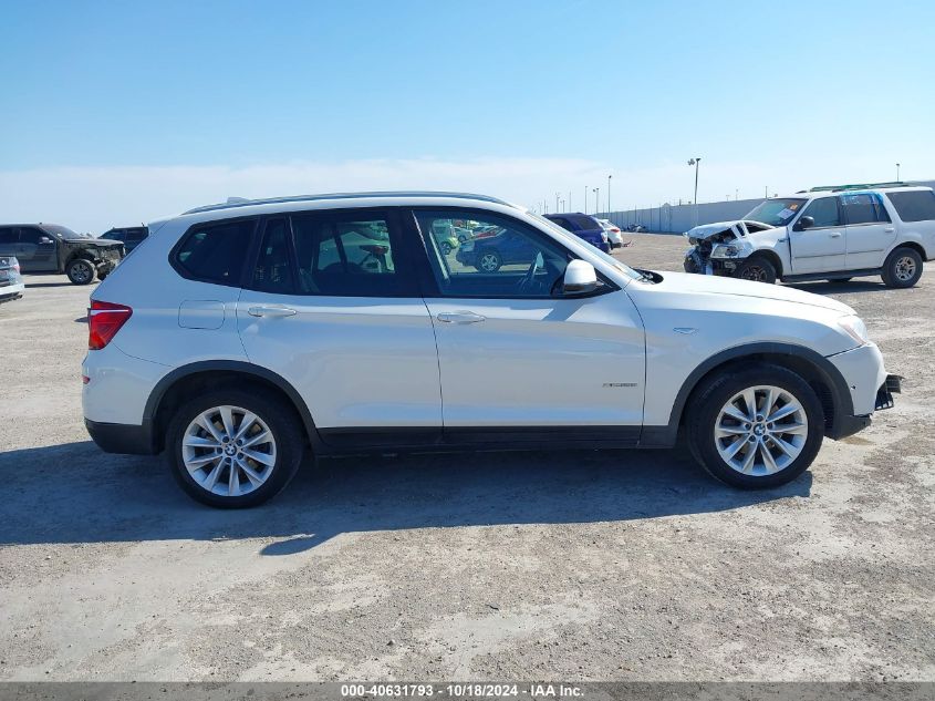 2017 BMW X3 xDrive28I VIN: 5UXWX9C50H0T09060 Lot: 40631793