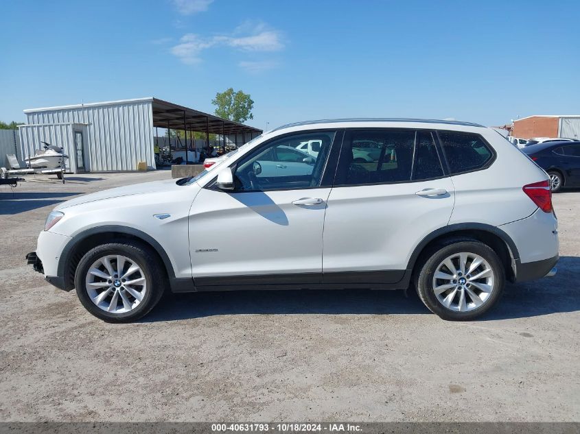 2017 BMW X3 XDRIVE28I - 5UXWX9C50H0T09060