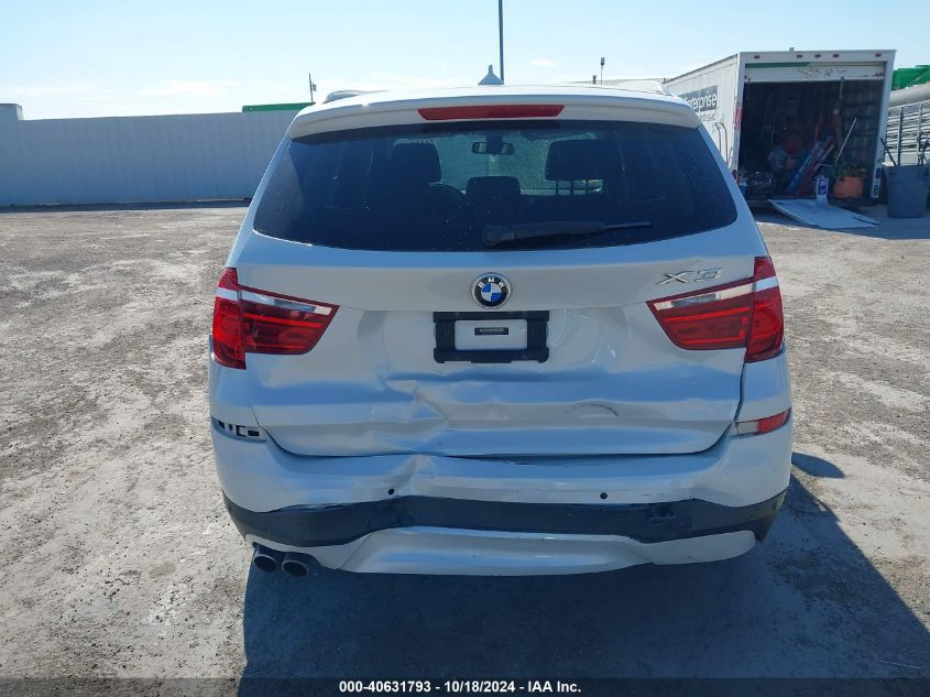 2017 BMW X3 XDRIVE28I - 5UXWX9C50H0T09060