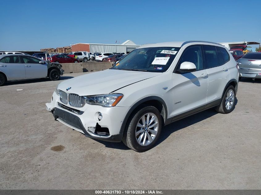 VIN 5UXWX9C50H0T09060 2017 BMW X3, Xdrive28I no.2