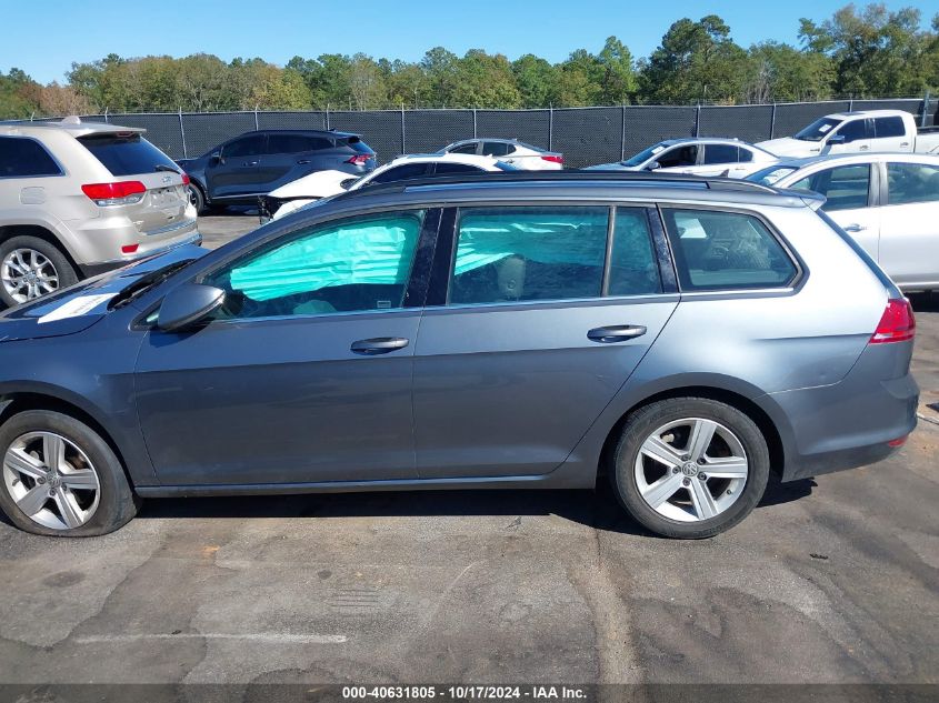 2015 Volkswagen Golf Sportwagen Tdi S 4-Door VIN: 3VWCA7AU1FM512454 Lot: 40631805