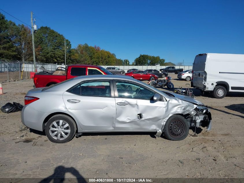 2014 Toyota Corolla Le VIN: 2T1BURHE4EC172725 Lot: 40631808