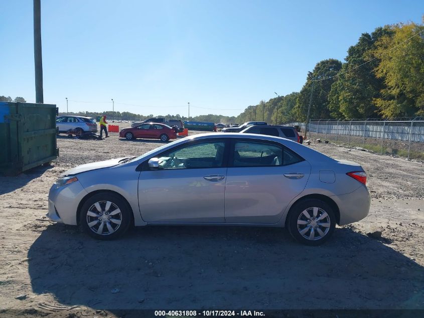 2014 Toyota Corolla Le VIN: 2T1BURHE4EC172725 Lot: 40631808