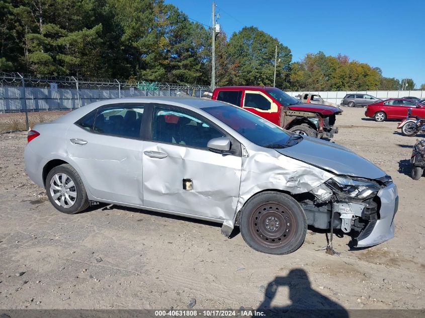 2014 Toyota Corolla Le VIN: 2T1BURHE4EC172725 Lot: 40631808