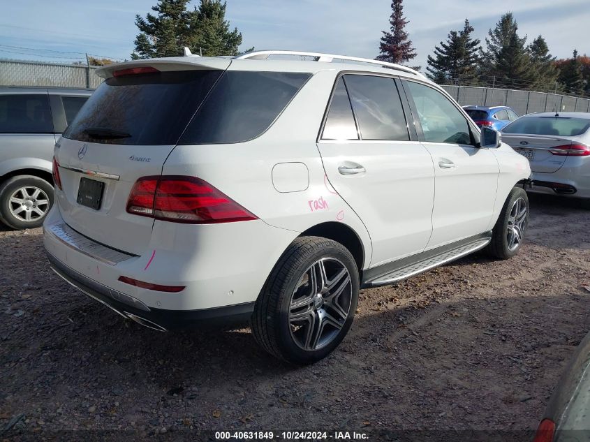 2017 Mercedes-Benz Gle 350 350 4Matic VIN: 4JGDA5HB9HA882403 Lot: 40631849