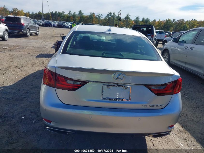 2013 LEXUS GS 350 VIN: JTHCE1BLXD5016953