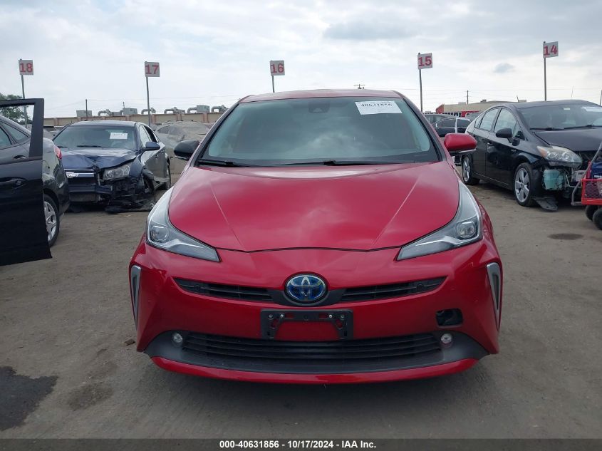 2019 Toyota Prius Le VIN: JTDL9RFU1K3001273 Lot: 40631856